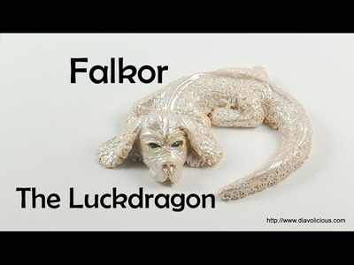 Falkor the Luckdragon - Neverending Story - polymer clay TUTORIAL