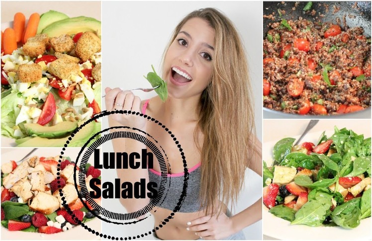 Get Healthy With Me | Lunch Salads!