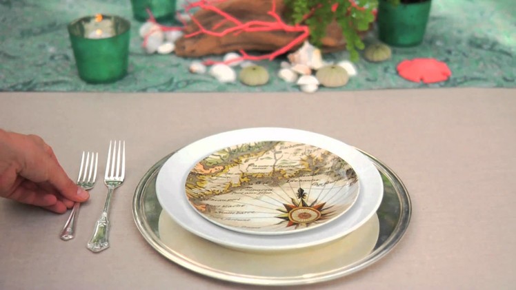 How to Create Perfect Place Settings with a Coastal Theme | Pottery Barn