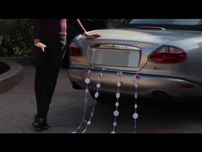 How to Decorate a Wedding Car With Flowers : Wedding Decor