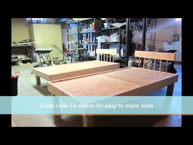 How to Make a Bed - Easy to Build Kids Twin Bed