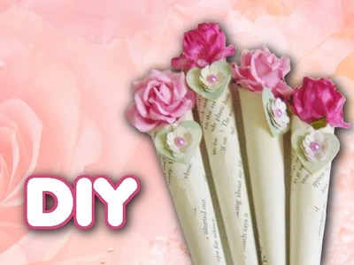 How to make a flower bouquet out of paper