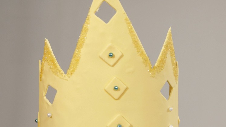 How to Make a Fondant Crown | Cake Fondant
