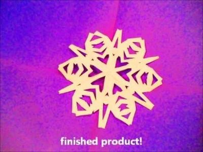 HOW TO: make a paper snowflake