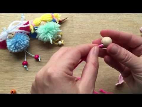 How to Make a Pom Pom Fairy Decoration or Toy