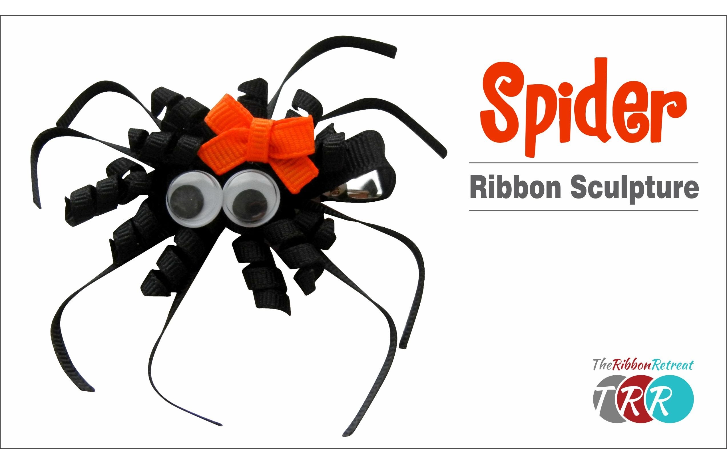 How to Make a Spider Ribbon Sculpture - TheRibbonRetreat.com