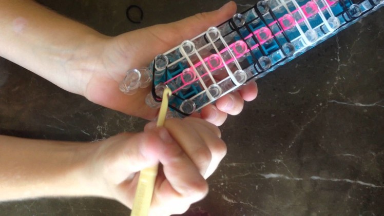 How to make a Triple.Single Ladder All in One Rainbow Loom bracelet