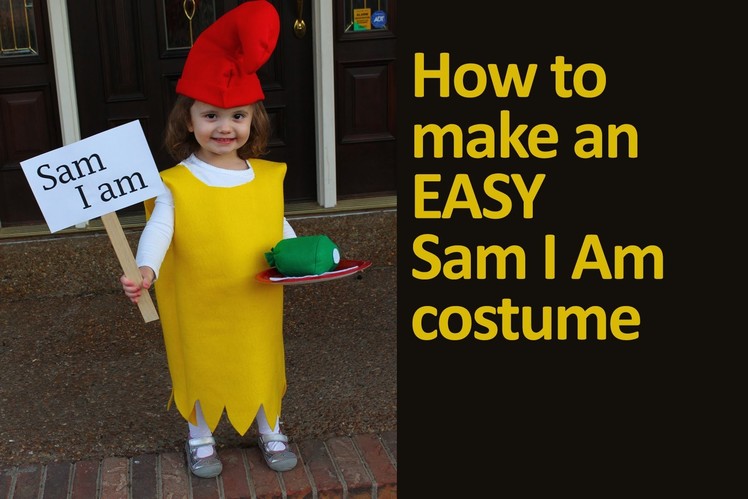 How to Make an Easy Dr. Seuss Sam I Am Costume
