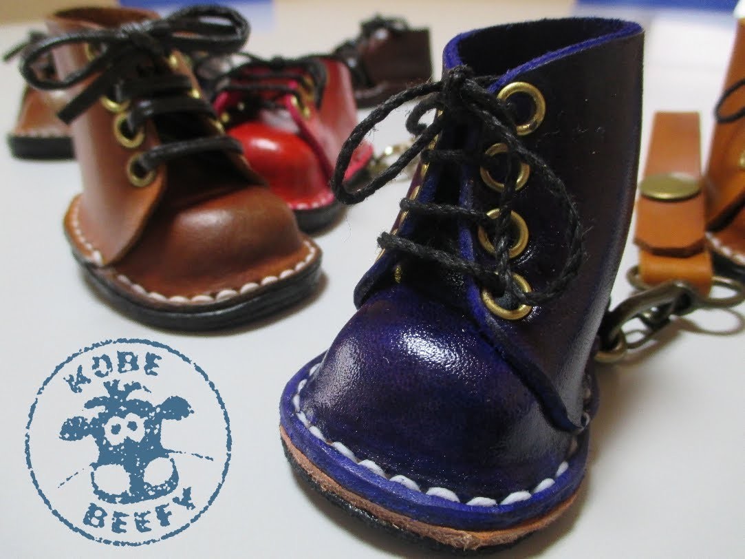 How To Make Mini Leather Boots. Shoes