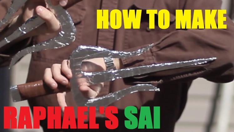 How to Make Raphael's Sai-TMNT--Halloween Prop