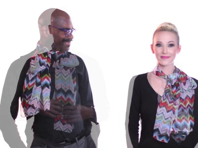 How to tie the perfect scarf with Fashion Designer Antthony Mark Hankins