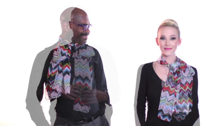 How to tie the perfect scarf with Fashion Designer Antthony Mark Hankins