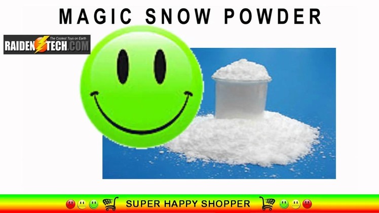 Magic Fake Snow Powder - Make Instant Artificial Flakes