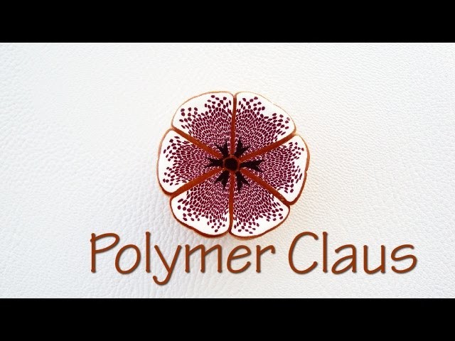 Mosaic millefiori can-Polymer clay tutorial eng sub (Fimo tutorial)