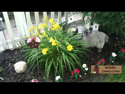 Outdoor Flower Displays - Country Decorating Ideas 2012