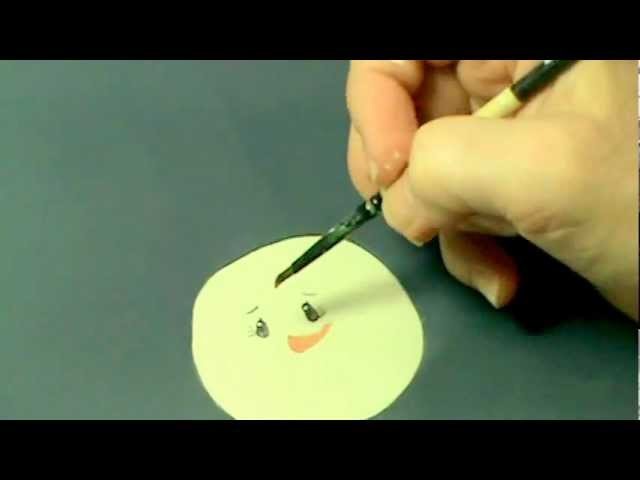 Paint a Snowman Head: Part 2 of 3