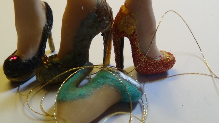 Part 2 sculpting high heels with polymer clay