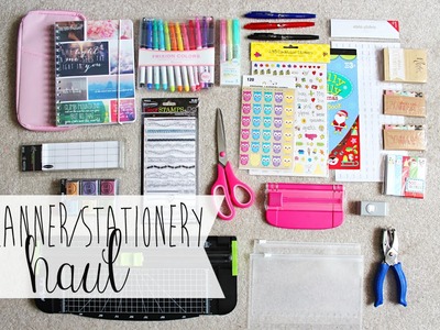 ✏ Planner & Stationery Haul (& GIVEAWAY WINNERS)