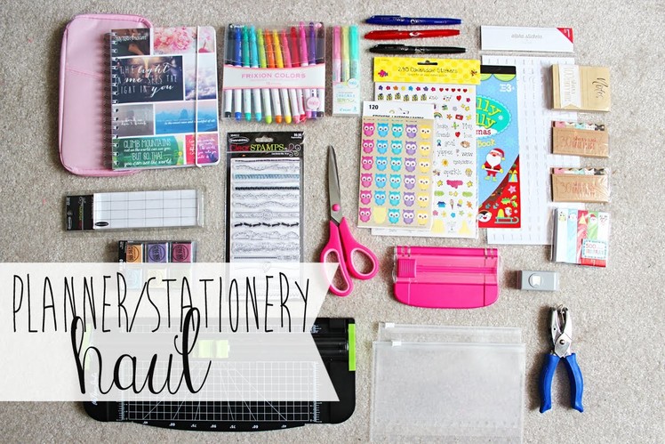 ✏ Planner & Stationery Haul (& GIVEAWAY WINNERS)