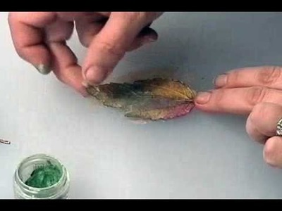 Polymer Clay Leaf Pin Part 1