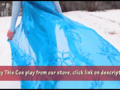 Princess Cosplay Costume Frozen Elsa Dress