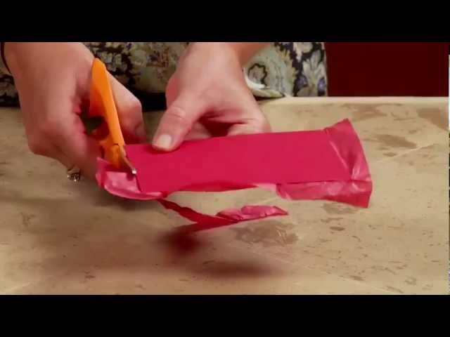 QUICK TIP: Texture using Tissue Paper & Xyron