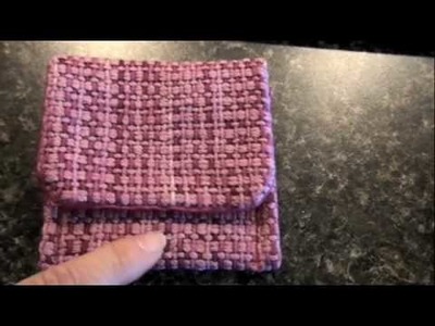 A Business Card Holder - Handwoven On My Cricket Loom