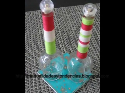 Cómo decorar botellas con hilo. How to decorate bottles with thread