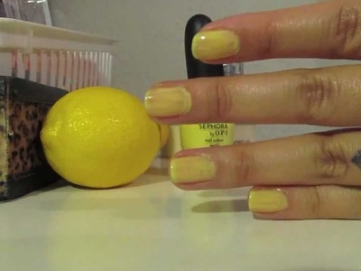 DIY Lemon Sugar hand scrub!!