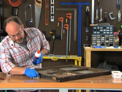 Elmer's Hardware How-to: Fixing a Wooden Window Frame using Elmer's Rotted Wood Stabilizer