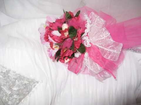 Honey, Honey Pretty N Pink Wedding SeaShell Bouquets