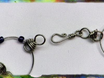 How to Construct the Wire Wrap Hook and Eye Clasp, Basic Jewelry Design