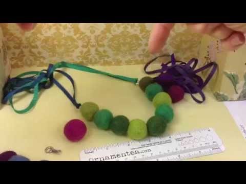 How To Create A Color Pop Felt Necklace
