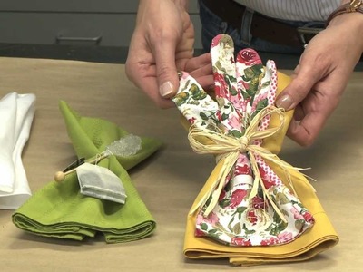 How to create napkin rings