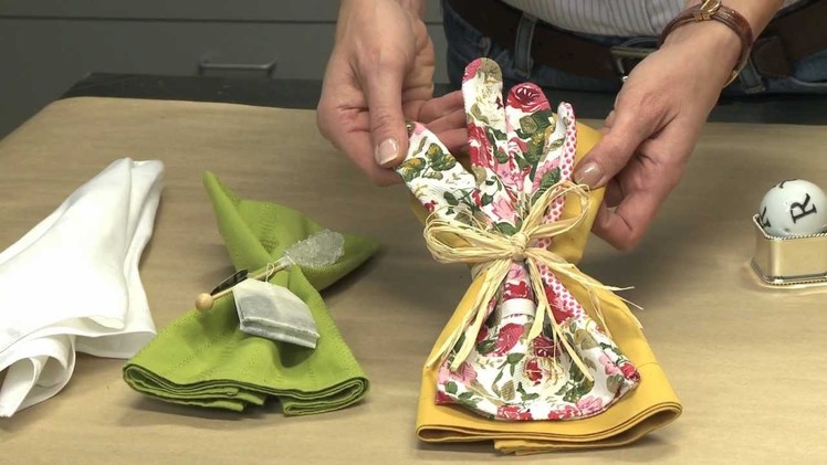 How to create napkin rings