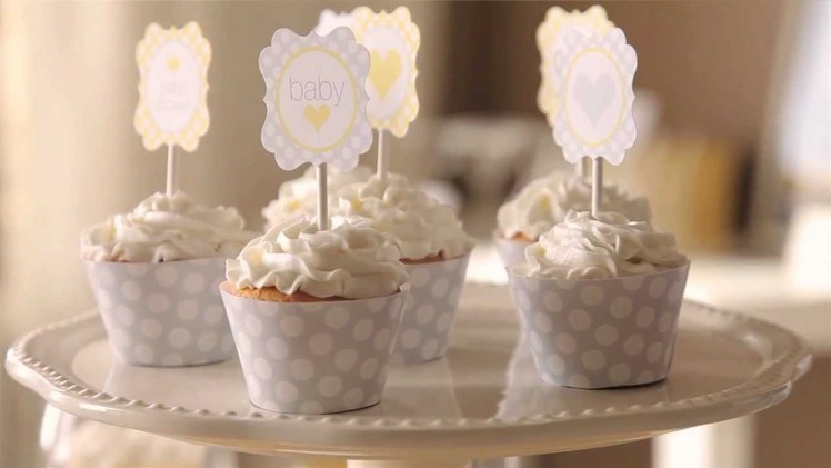 How To: Cute Cupcake Dressings for a Sunshine Baby Shower | Pottery Barn Kids
