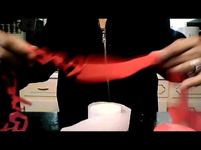 How To decorate using streamers VALENTINES DAY (serpentinas)  6