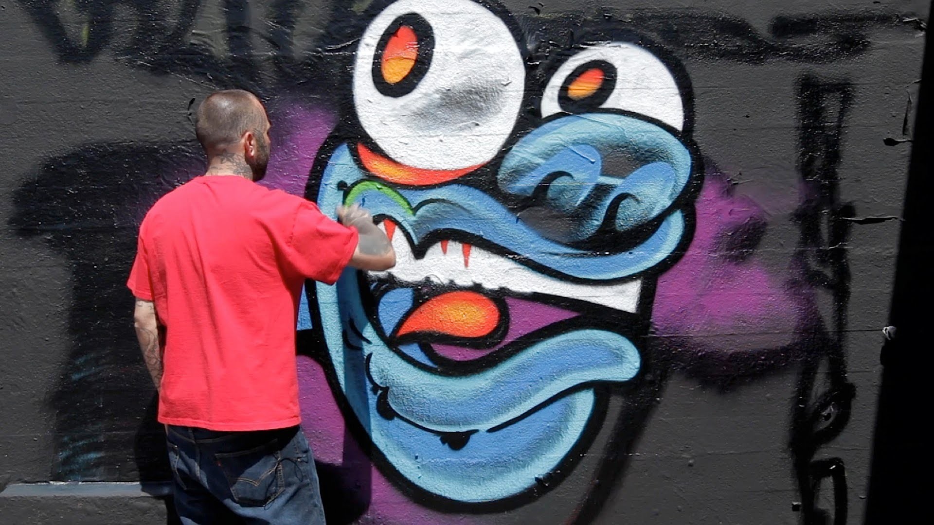 How To Draw A Monster Graffiti Art