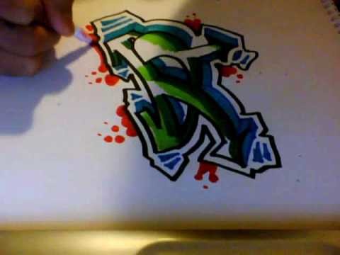 How to draw graffiti for beginners