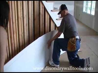 How to Hang a Rounded DryWall Faster and Easier - Part 1