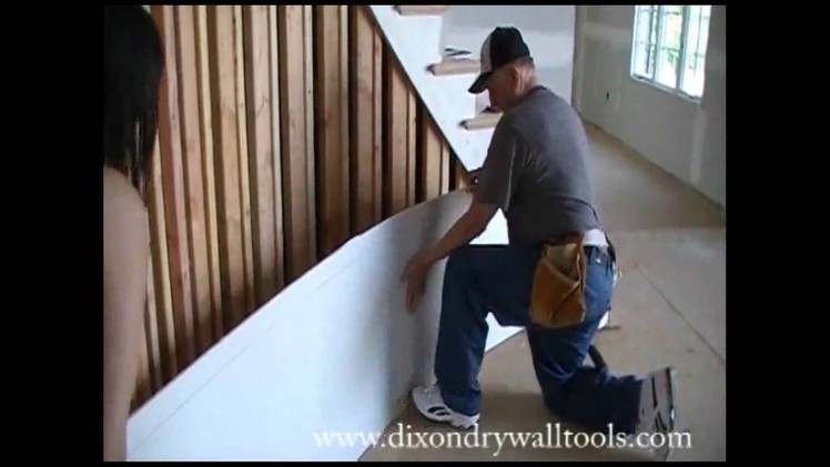 How to Hang a Rounded DryWall Faster and Easier - Part 1