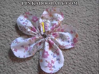 How to make a Flower Hair Clip