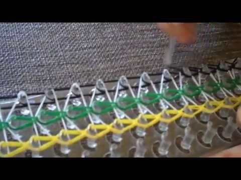 How To Make A FunLoom Single Triple Rubber Band Bracelet