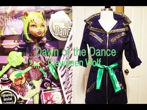 How to make a Monster High Clawdeen Wolf Dawn of the Dance Costume