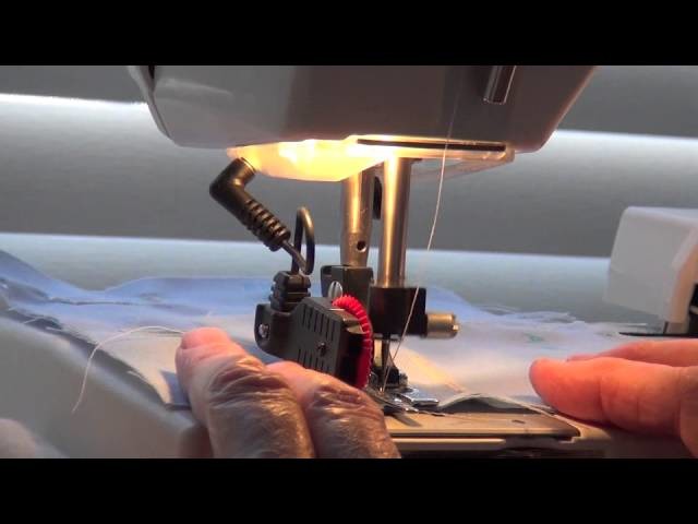 How to make a perfect buttonhole using the Viking Husqvarna #1+ and the sensor foot