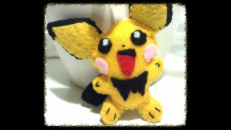 How to Make a Pichu from Pokemon Plush Tutorial