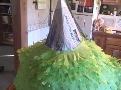 How to make a witch pinata