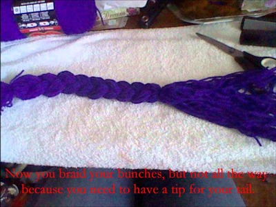 How to Make a Yarn Tail.