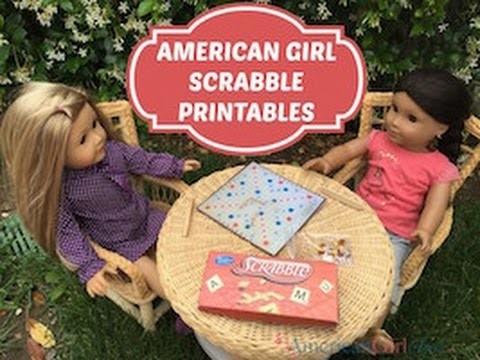 How to make an American Girl Scrabble Board