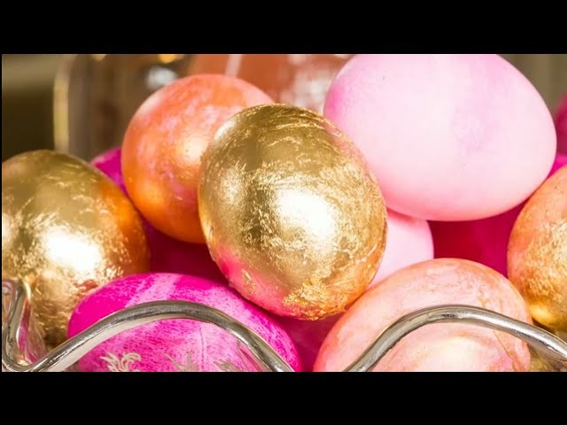 How To Make Gold Leaf Gilded Eggs